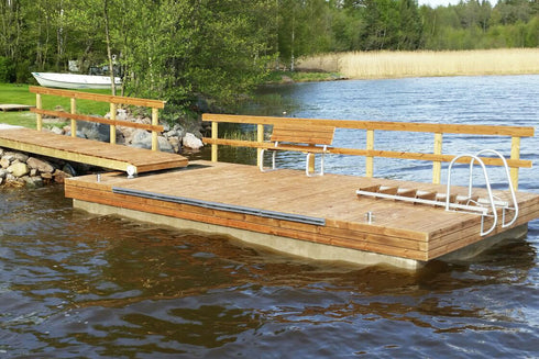 Betoniponttonilaituri 6x3 metriä